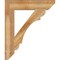 Ekena Millwork Olympic Slat Rough Sawn Bracket, Western Red Cedar, 6"W x 32"D x 38"H BKT06X32X38OLY06RWR - alternate 4